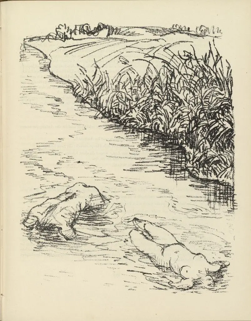 Untitled (plate, page 173) from the periodical Münchner Blätter für Dichtung und Graphik, vol. 1, no. 11/12 (December 1919) by Adolf Ferdinand Schinnerer