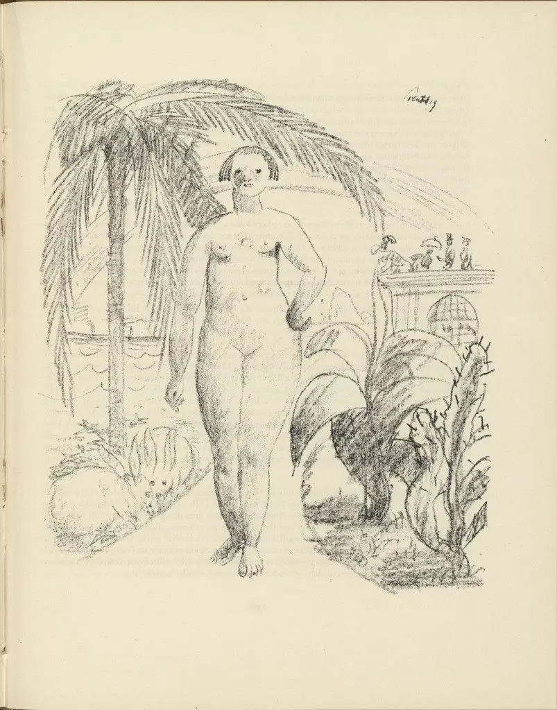 Untitled (plate, page 177) from the periodical Münchner Blätter für Dichtung und Graphik, vol. 1, no. 11/12 (December 1919) by Walther Teutsch