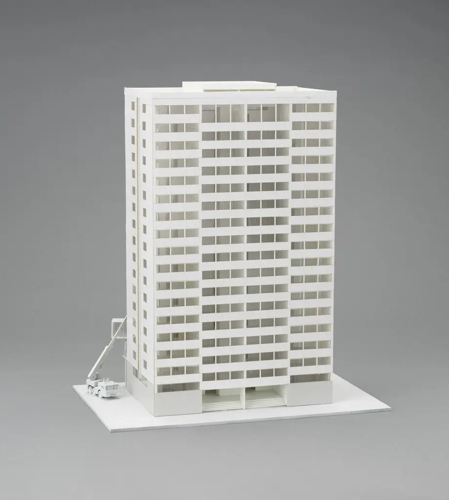 Tour Bois-le-Prêtre, Paris, France (Model before transformation) by Anne Lacaton, Jean Philippe Vassal, Frédéric Druot