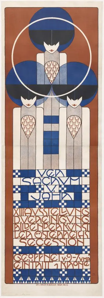 Ver Sacrum (Sacred Spring) (Poster for the Thirteenth Secession exhibition) by Koloman Moser