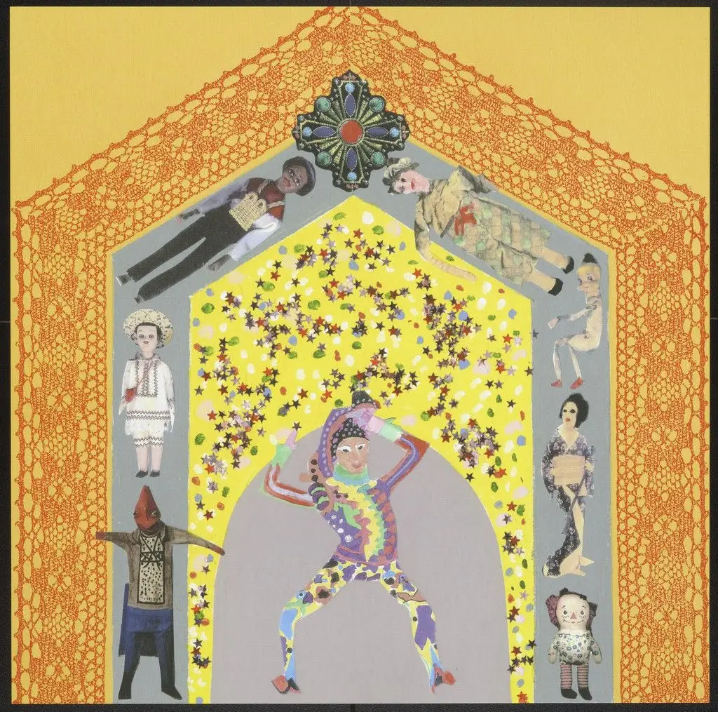 Court Jester from Femfolio by Miriam Schapiro