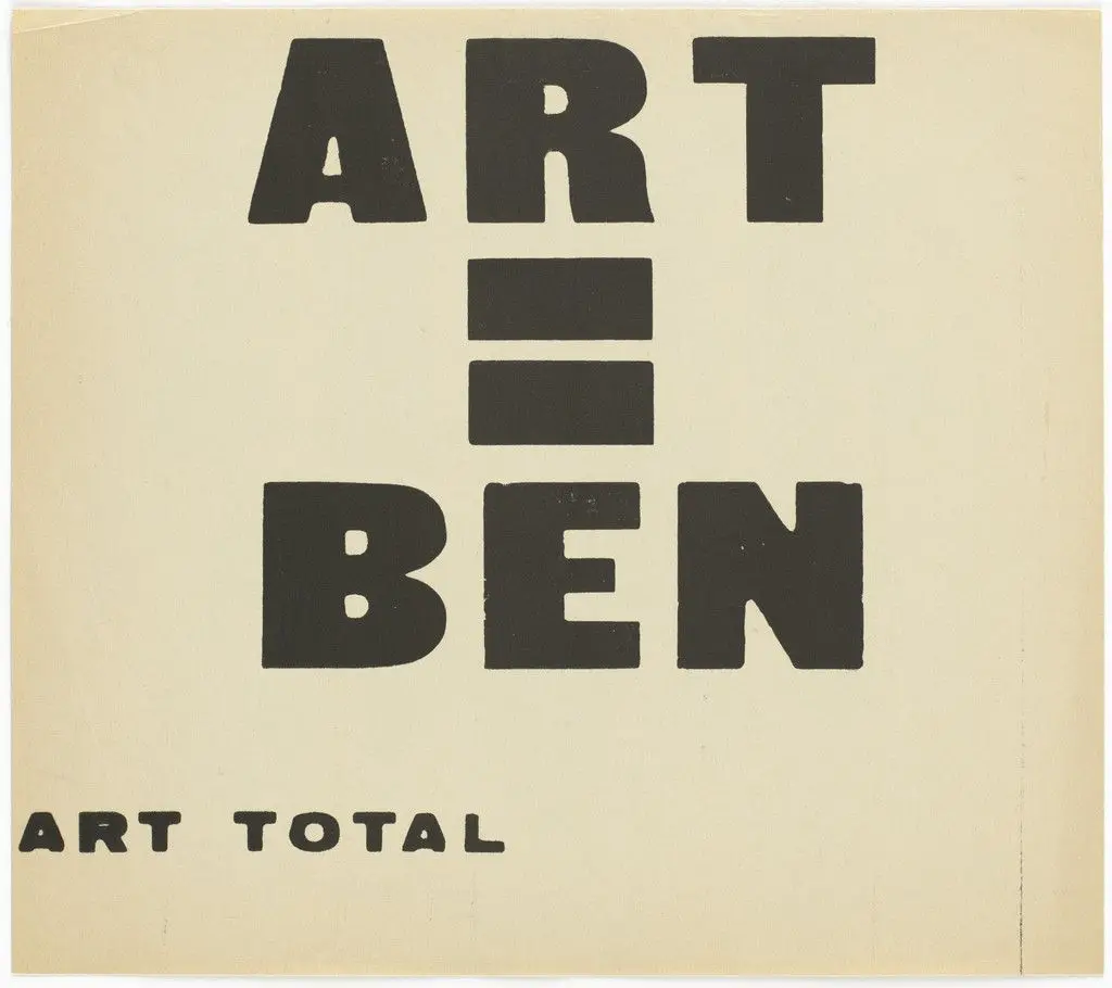 Art = Ben by Ben Vautier