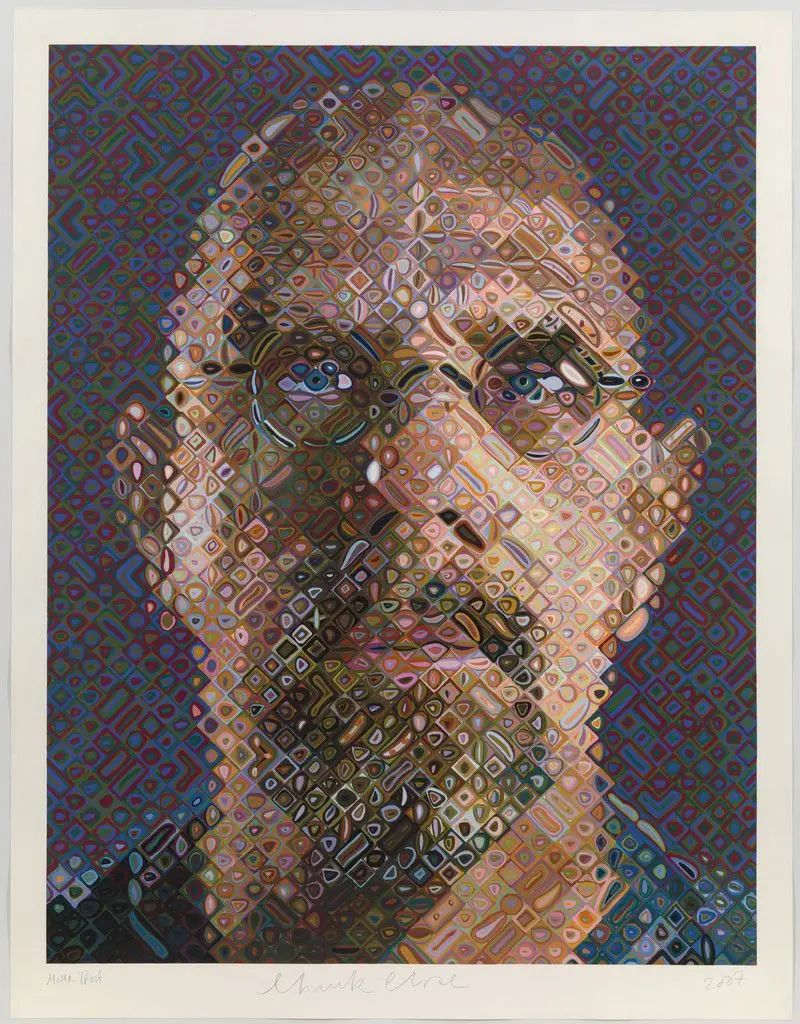 Self-Portrait by Chuck Close