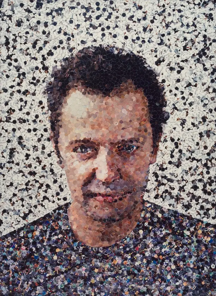Self Portrait (from Pictures of Magazines) by Vik Muniz
