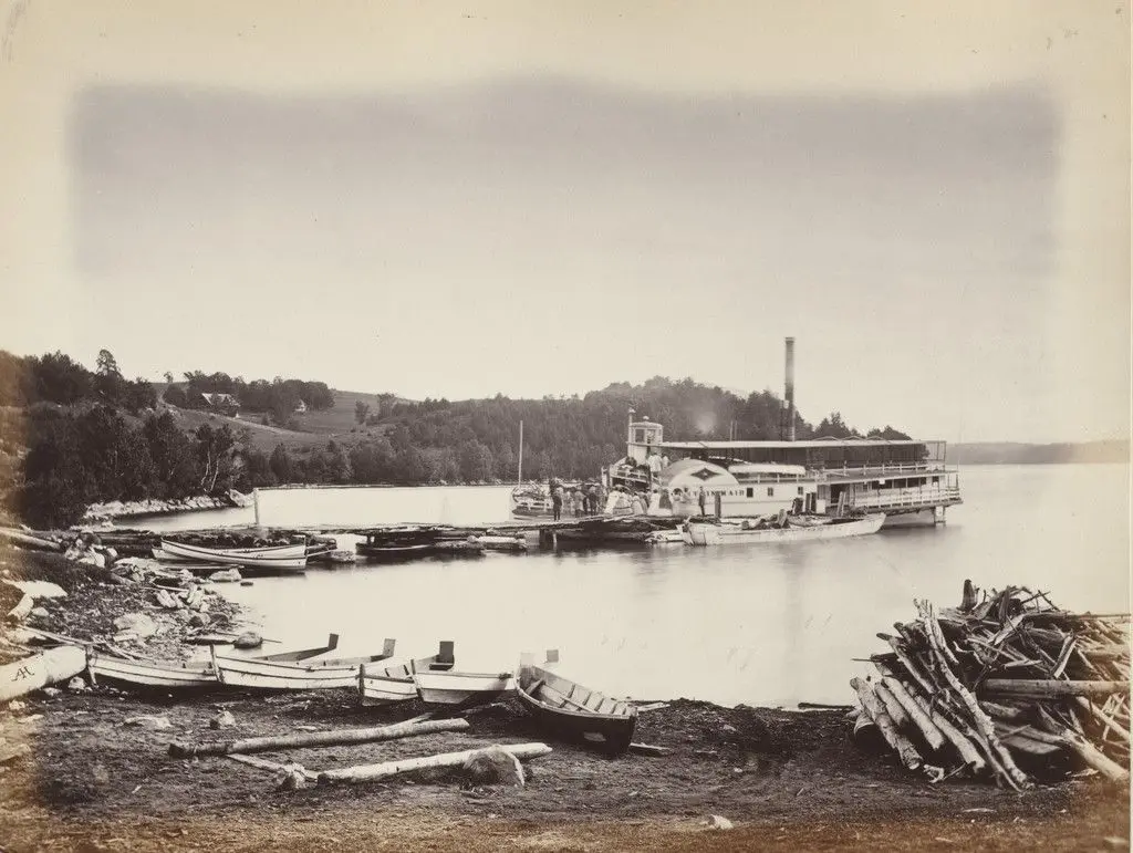 Steamboat, Lake Magog by Alexander Henderson