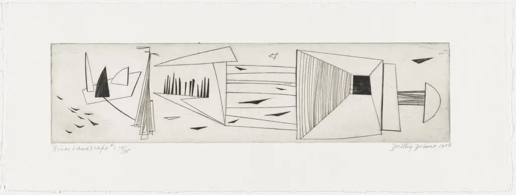 River Landscape #1 by Dorothy Dehner