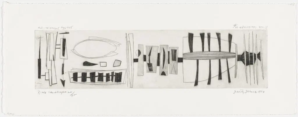 River Landscape #2 by Dorothy Dehner