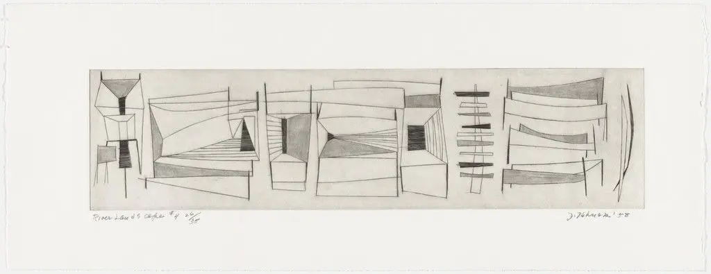 River Landscape #4 by Dorothy Dehner