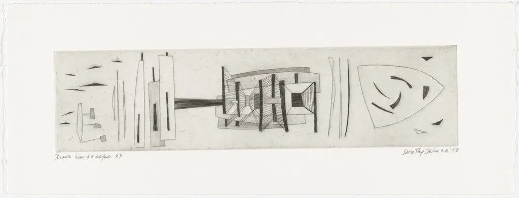 River Landscape by Dorothy Dehner