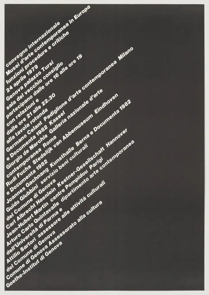 Convegno Internazionale Musei d'Arte Contemporanea in Europa (International Conference on Contemporary Art Museums in Europe) by A. G. Fronzoni