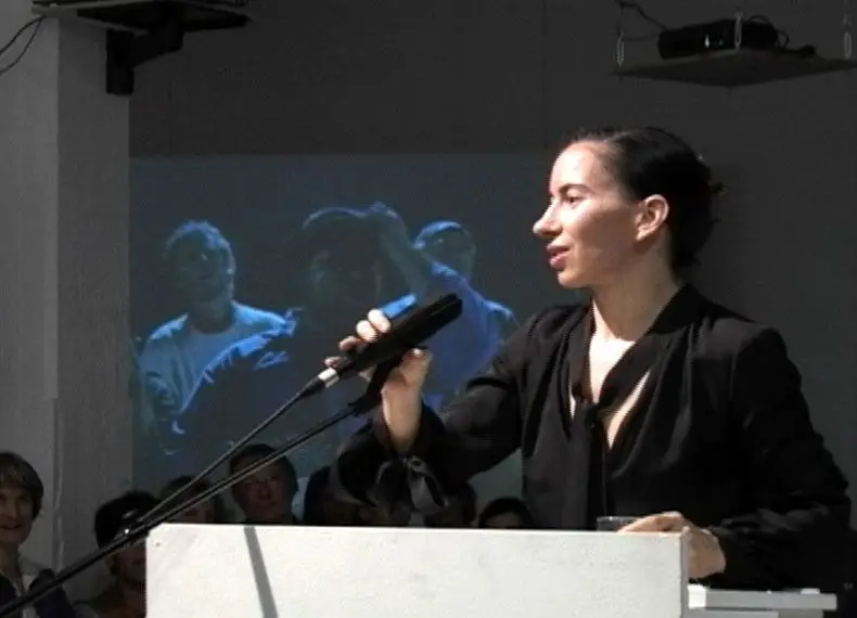 Official Welcome by Andrea Fraser