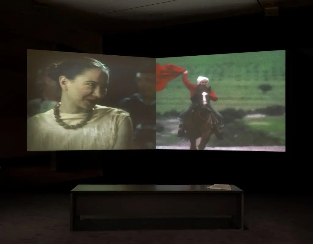 Soldadera (Scenes from Un Banquete en Tetlapayac, a film by Olivier Debroise) by Andrea Fraser