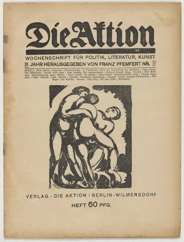 Die Aktion, vol. 4, no. 40/41 by Paul Gangolf