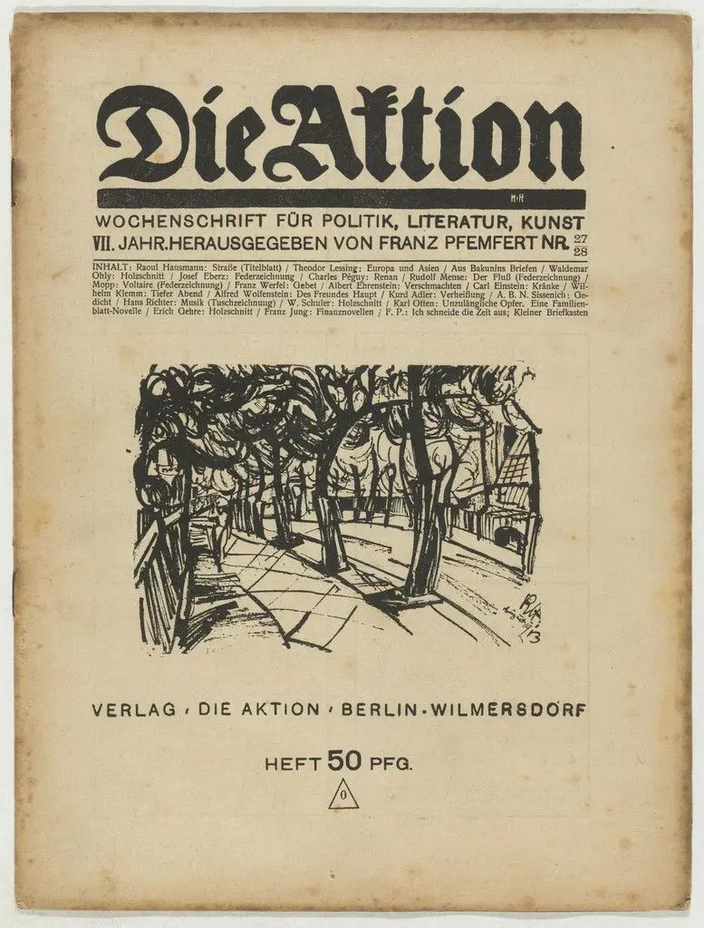 Die Aktion, vol. 7, no. 27/28 by Waldemar Ohly, Wilhelm Schuler, Erich Gehre