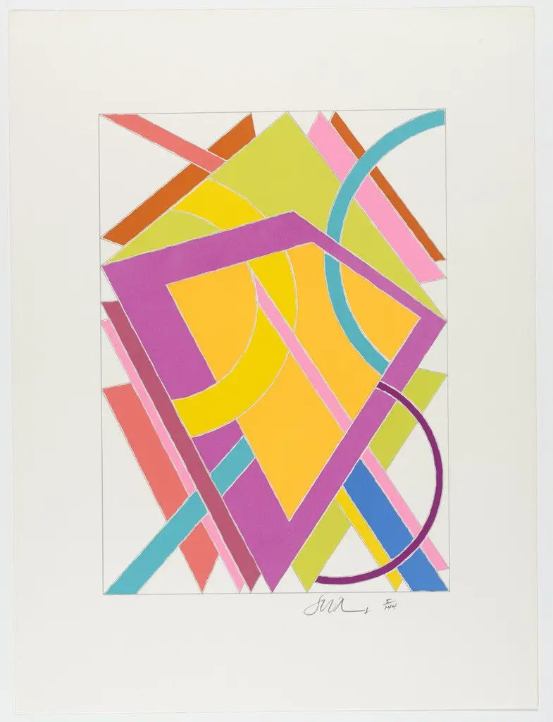 Untitled from an untitled portfolio by William T. Williams