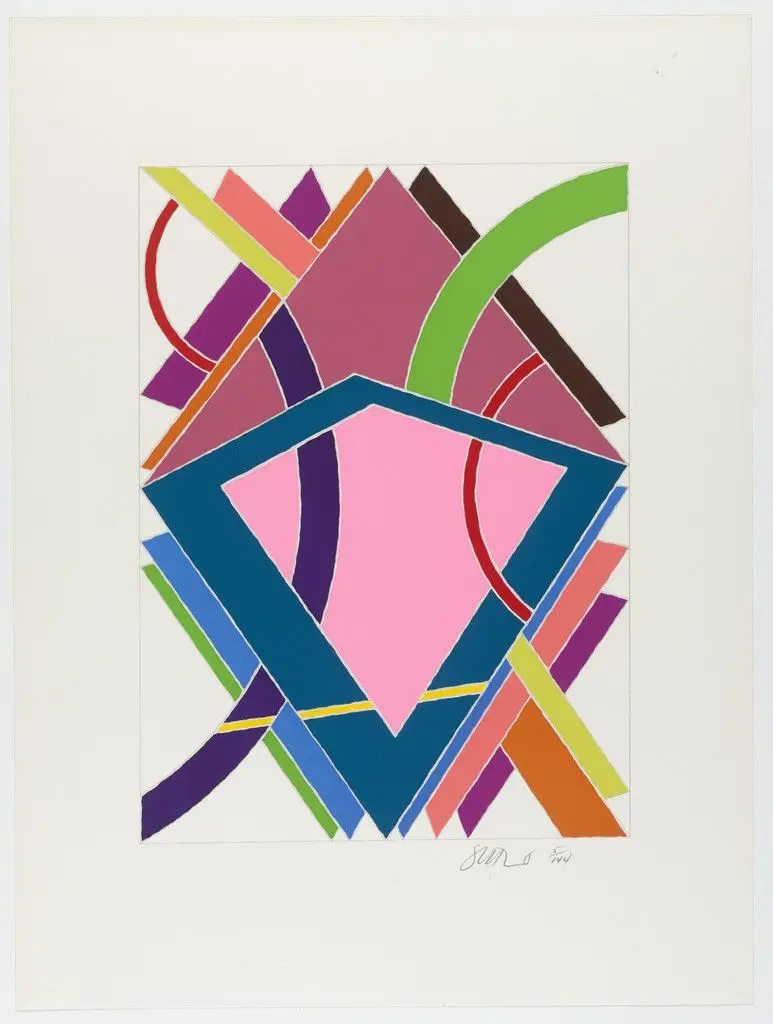 Untitled from an untitled portfolio by William T. Williams