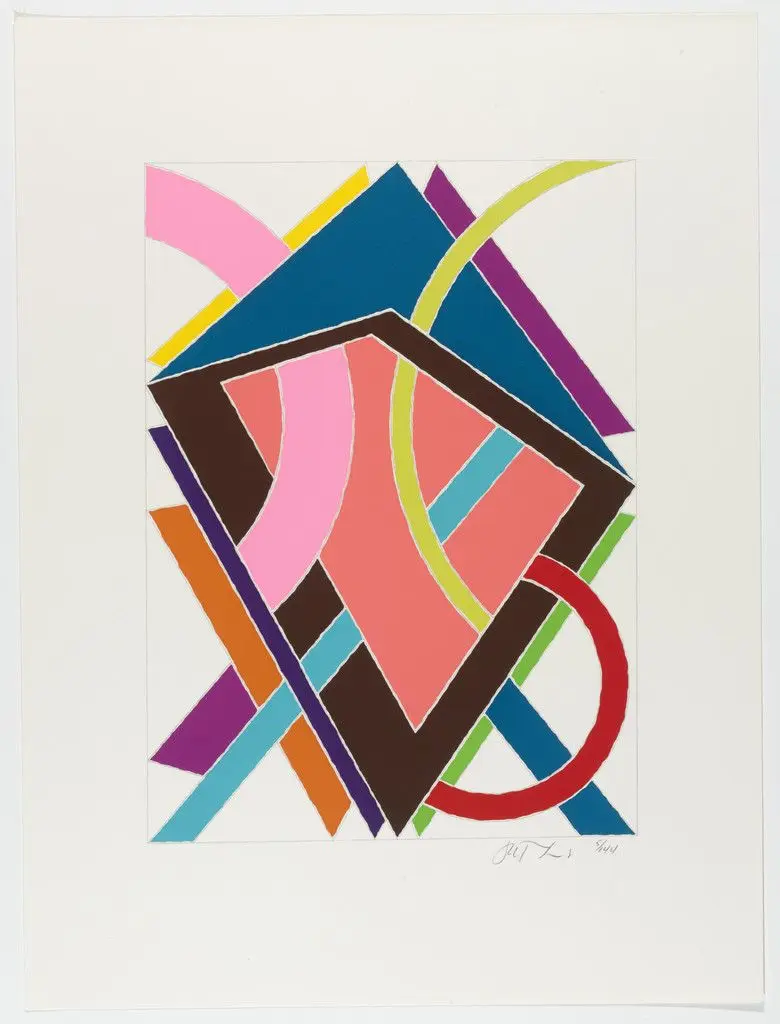 Untitled from an untitled portfolio by William T. Williams