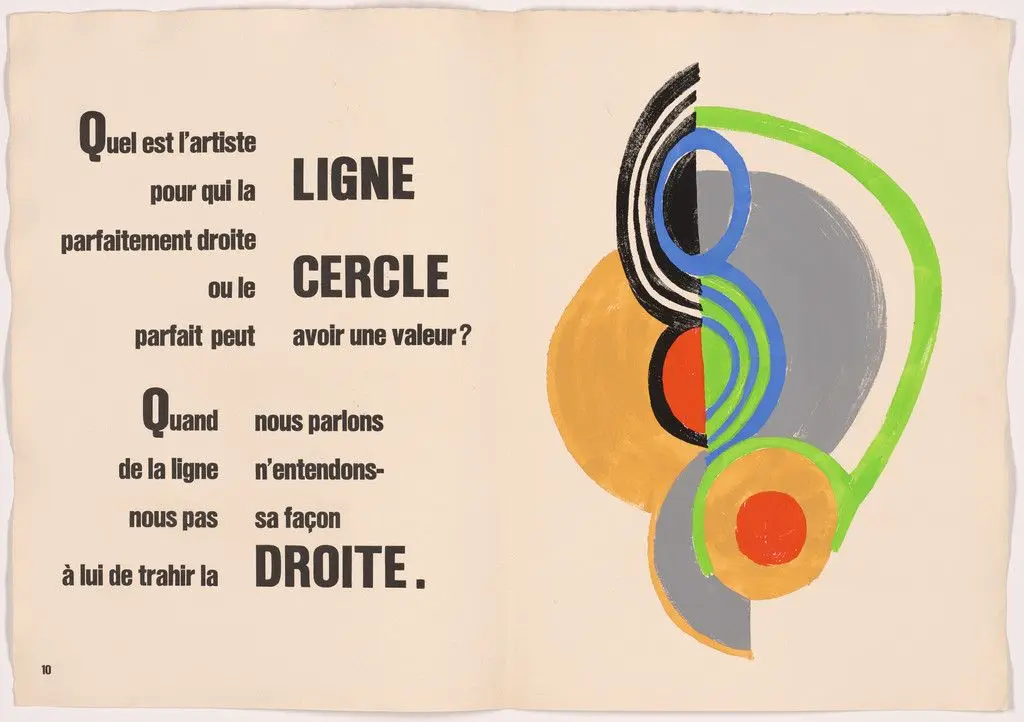 Plate (page 11) from Rythmes-Couleurs by Sonia Delaunay