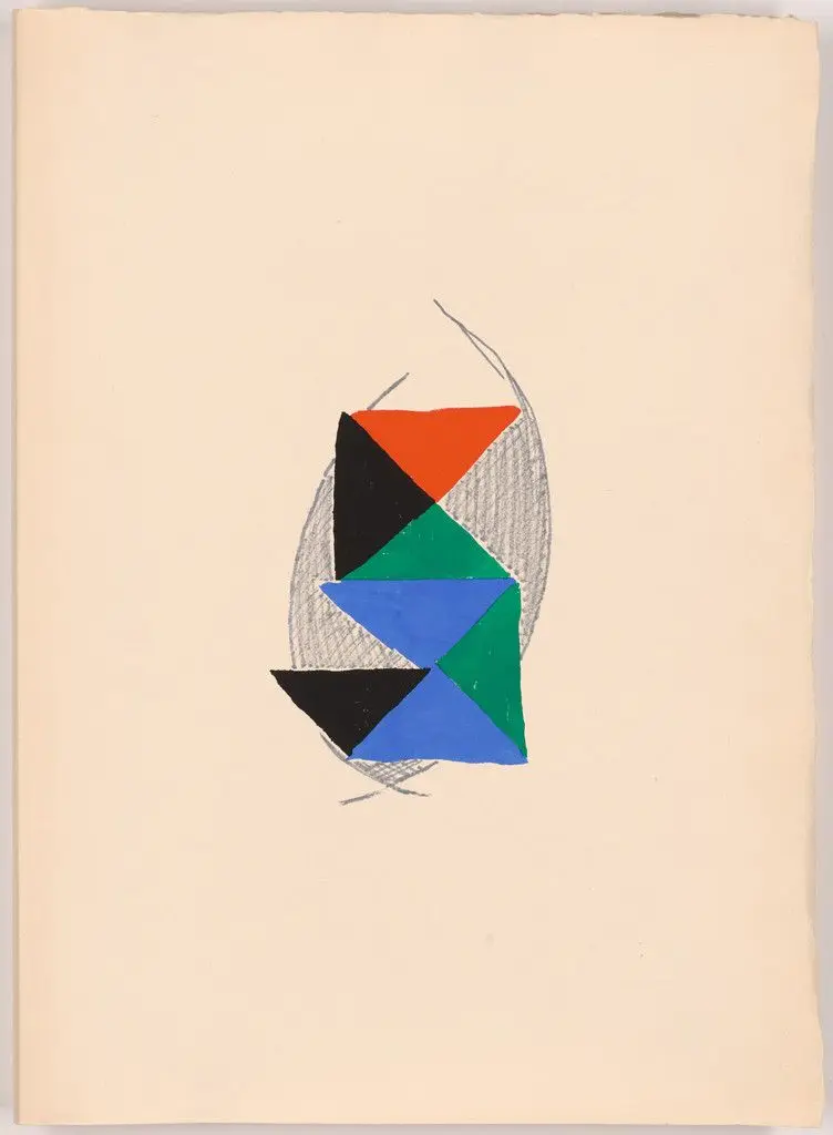 Cover from Rythmes-Couleurs by Sonia Delaunay