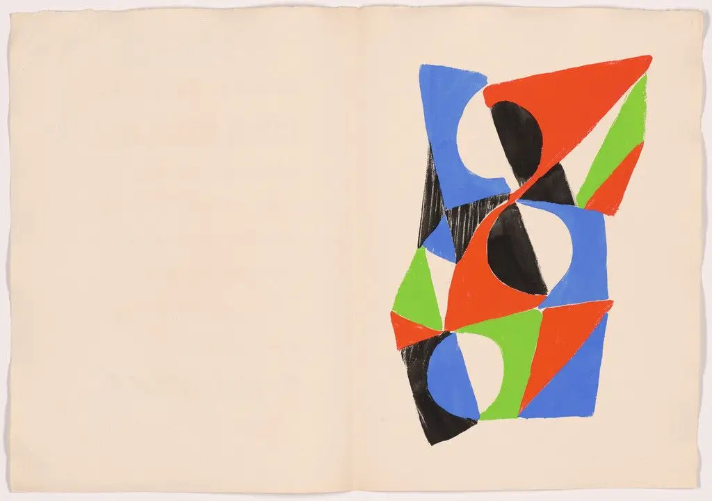 Plate (page 35) from Rythmes-Couleurs by Sonia Delaunay