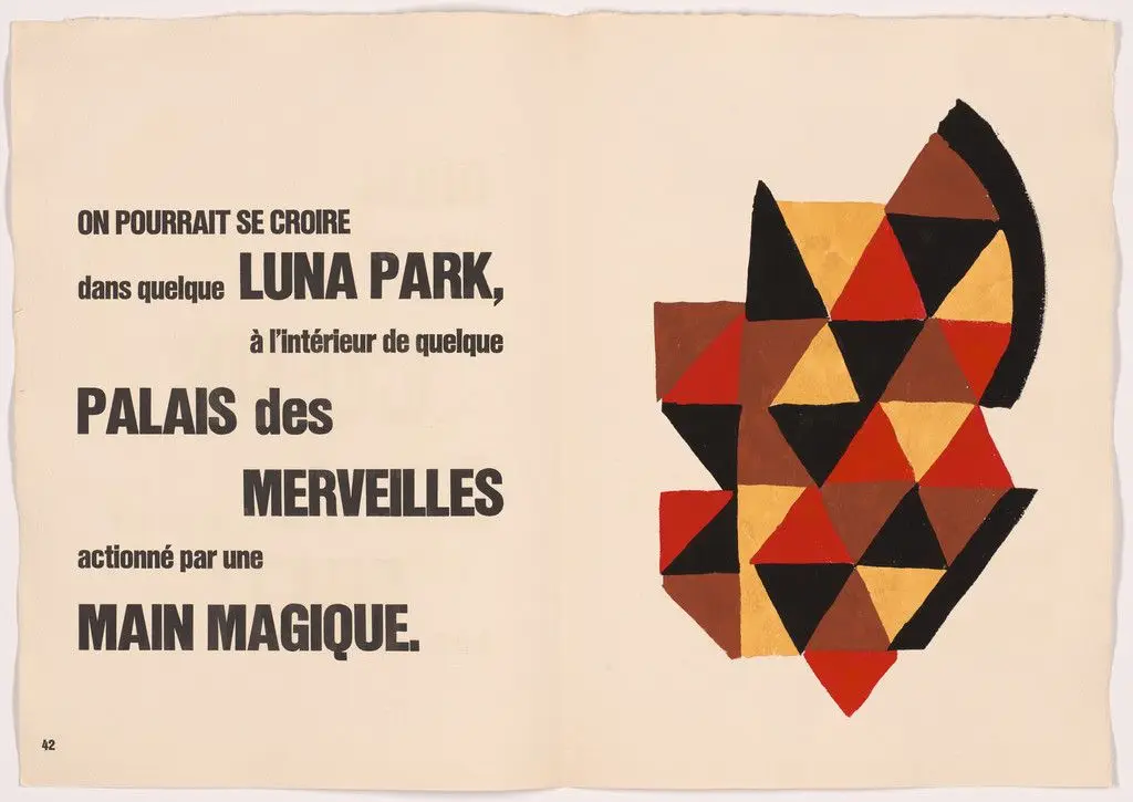 Plate (page 43) from Rythmes-Couleurs by Sonia Delaunay