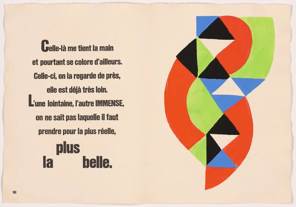 Plate (page 47) from Rythmes-Couleurs by Sonia Delaunay