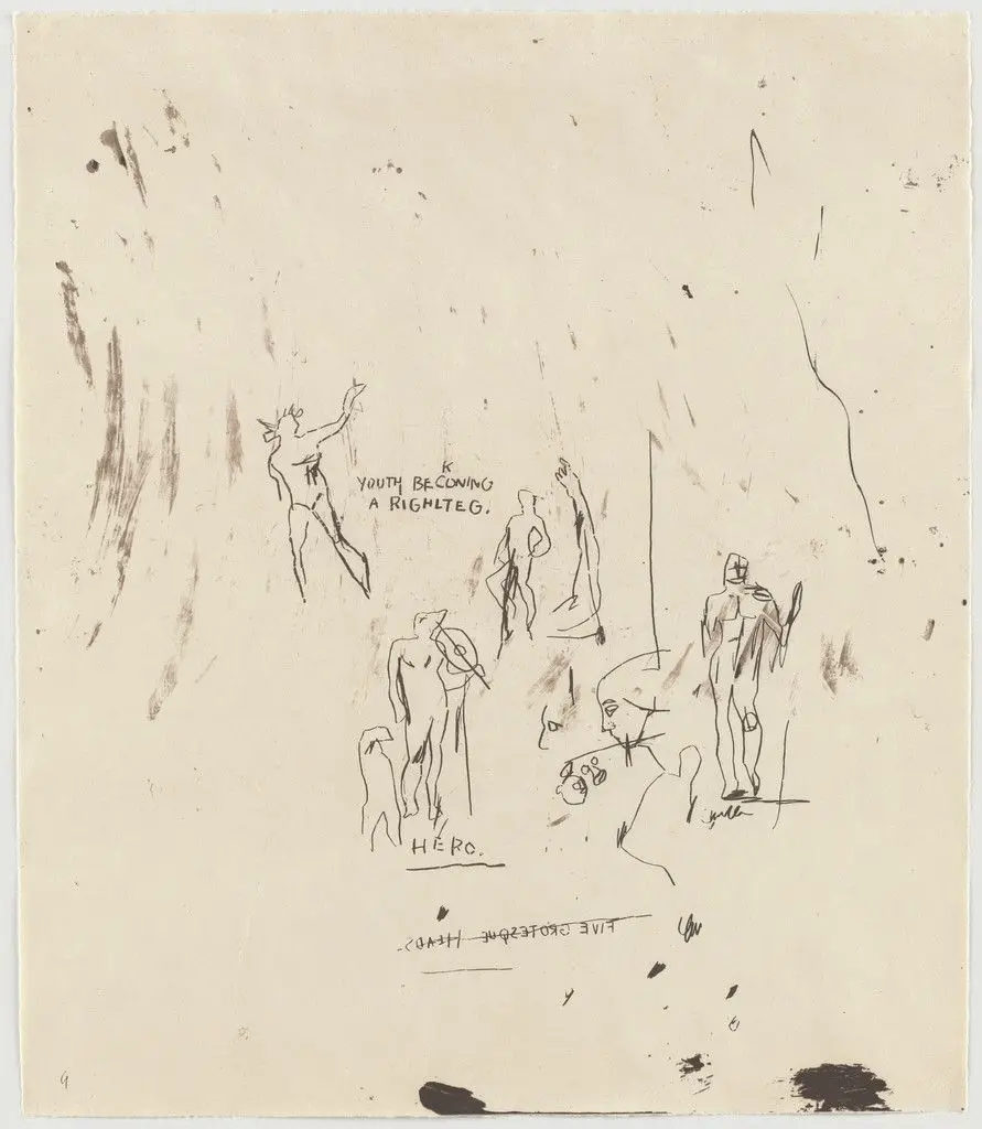 Untitled, From Leonardo by Jean-Michel Basquiat