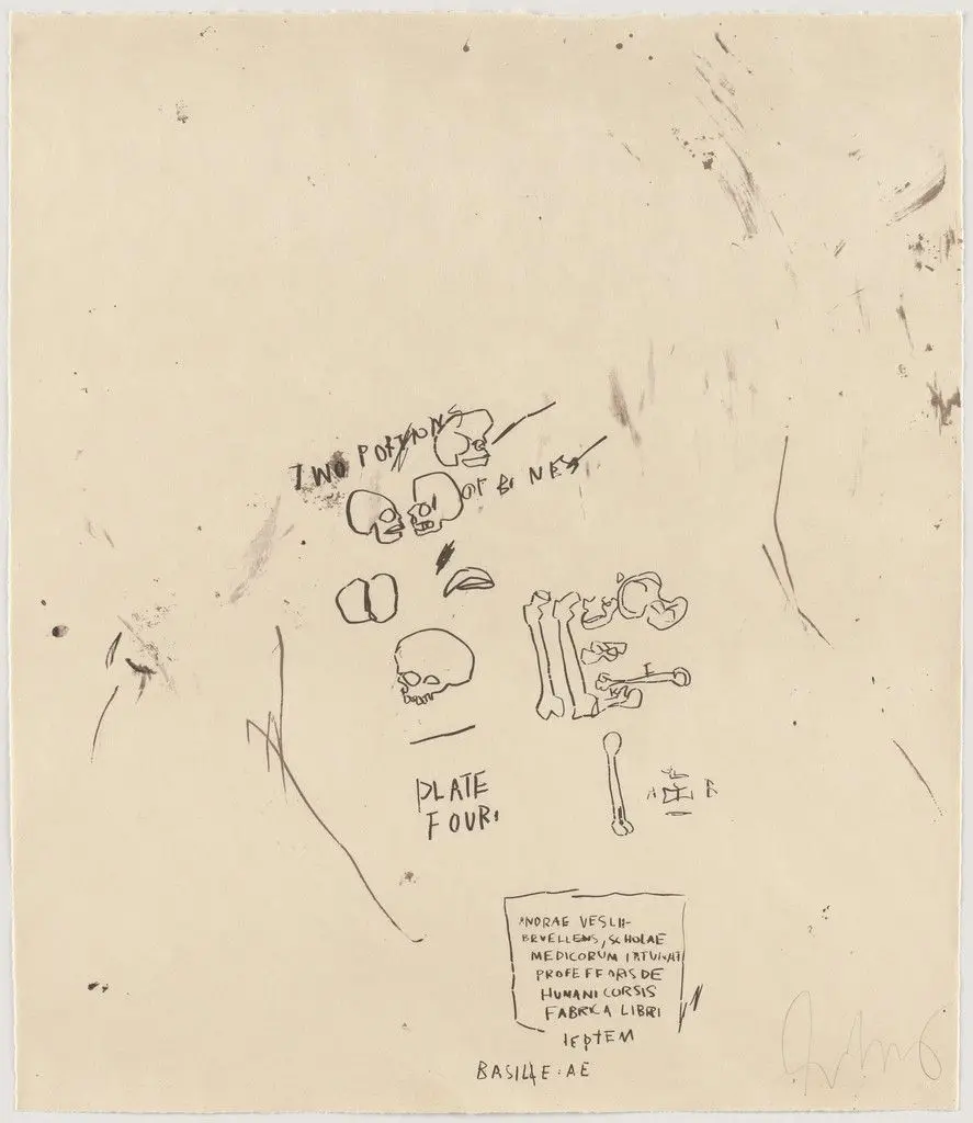 Untitled, From Leonardo by Jean-Michel Basquiat