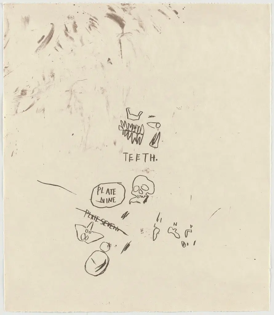 Untitled, From Leonardo by Jean-Michel Basquiat