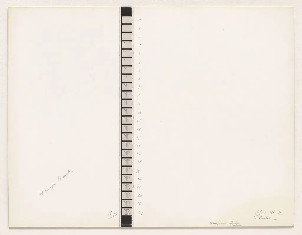 M.B., 24 images/seconde by Marcel Broodthaers