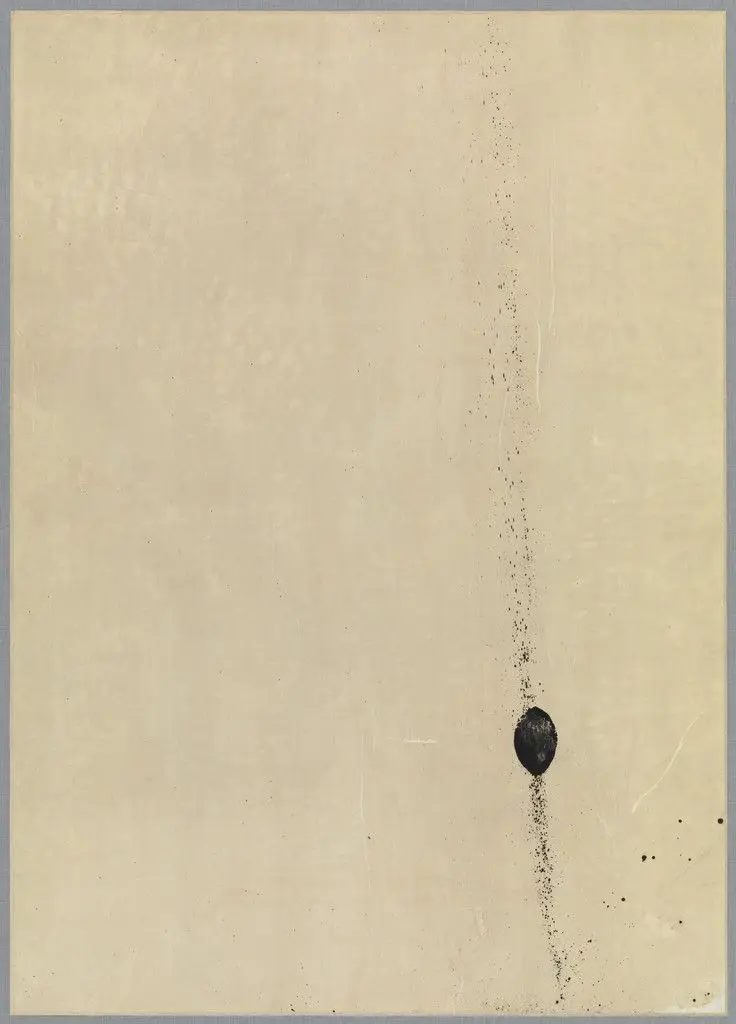 Work Painted by Throwing a Ball (Tōkyū kaiga) by Saburo Murakami