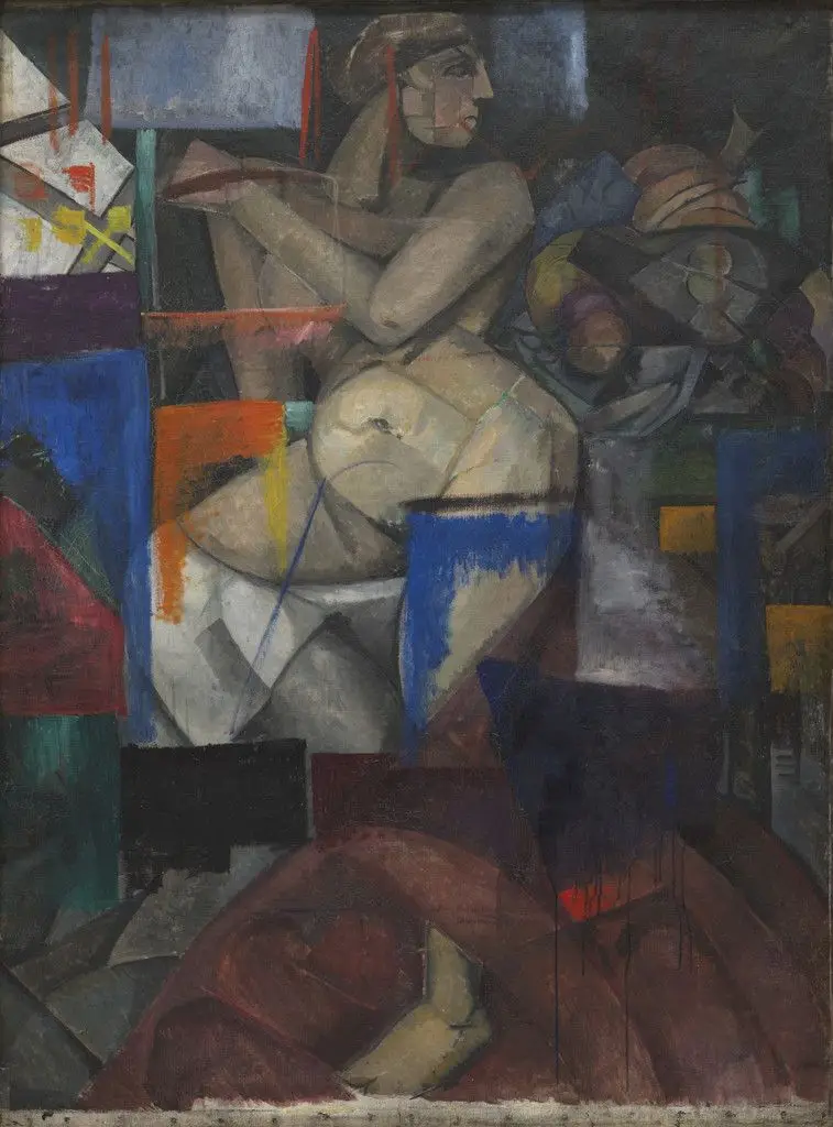 Cubist Nude by Alexandra Exter