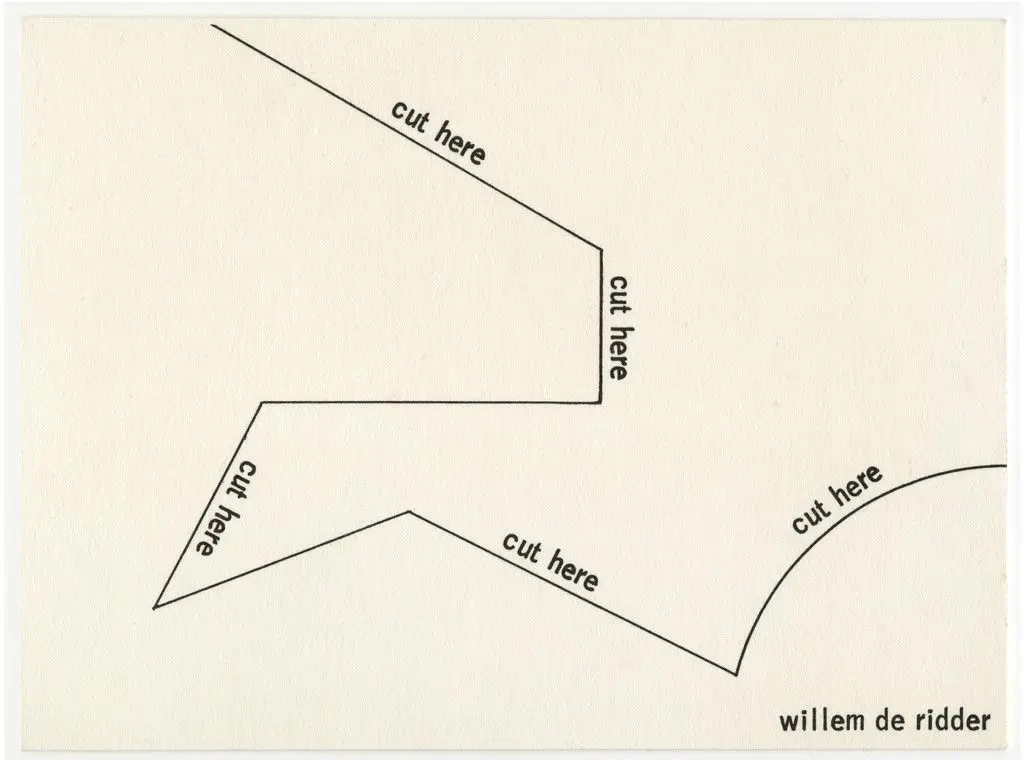 Paper Flux Work from Flux Year Box 2 by Willem de Ridder