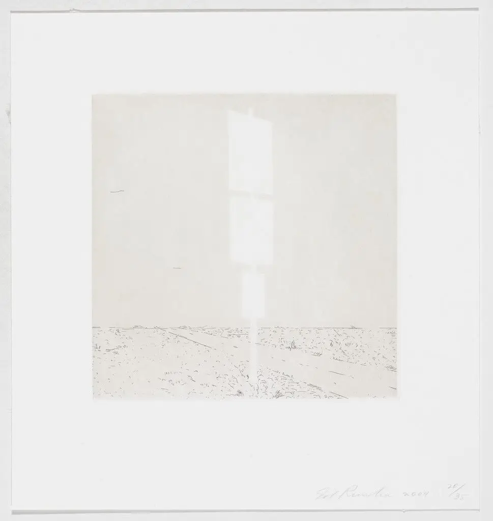 Untitled from Blank Signs by Edward Ruscha