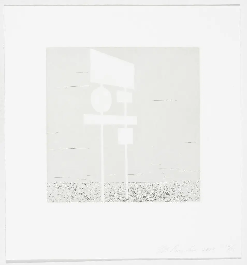Untitled from Blank Signs by Edward Ruscha