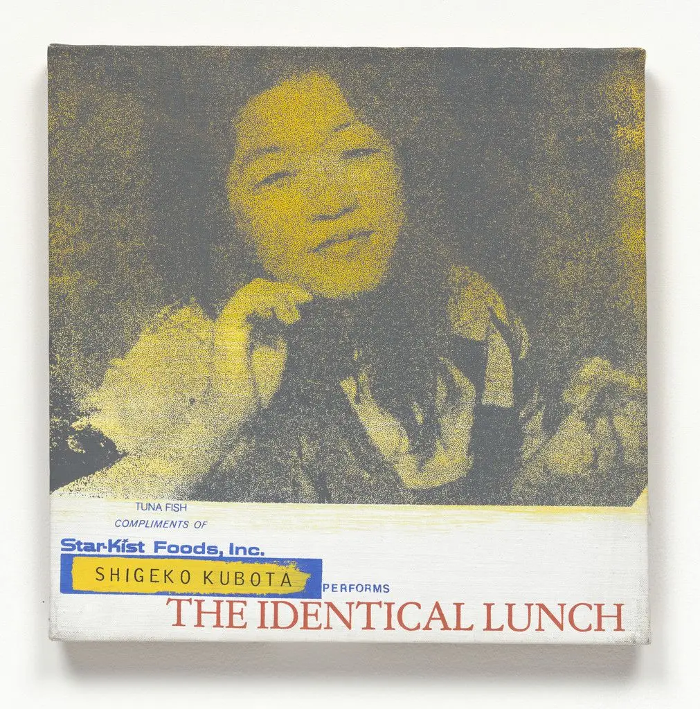 Shigeko Kubota Performs The Identical Lunch by Alison Knowles