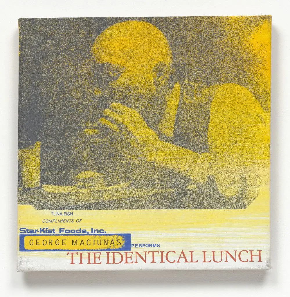 George Maciunas Performs The Identical Lunch by Alison Knowles