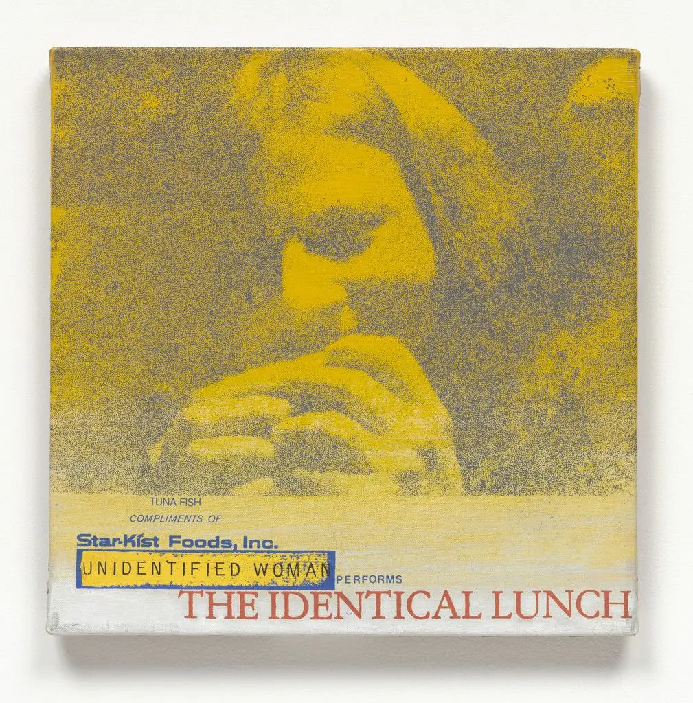Unidentified Woman Performs The Identical Lunch by Alison Knowles