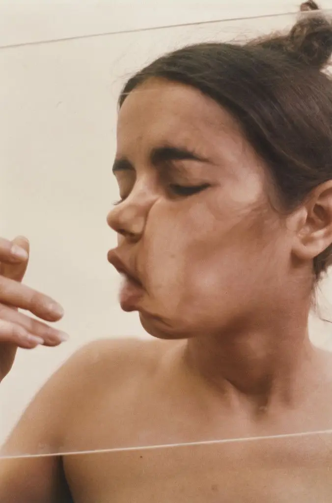 Untitled (Glass on Body Imprints) by Ana Mendieta