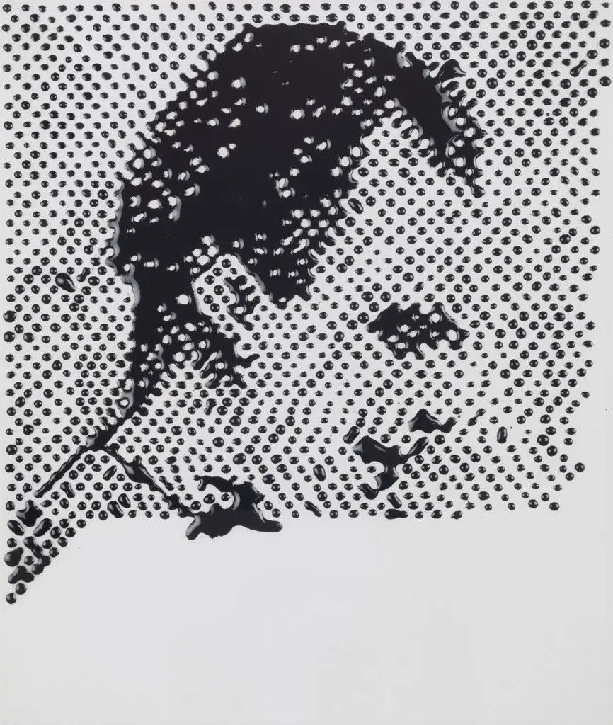 Lee Harvey Oswald After Sigmar Polke by Vik Muniz