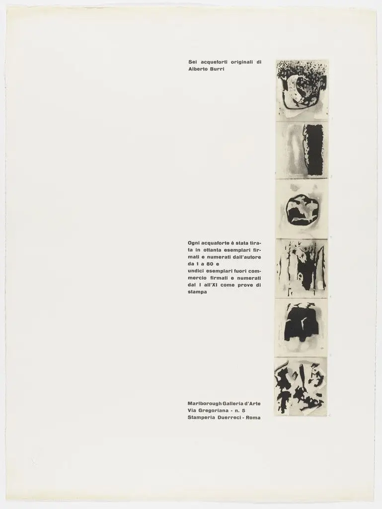 Untitled by Alberto Burri