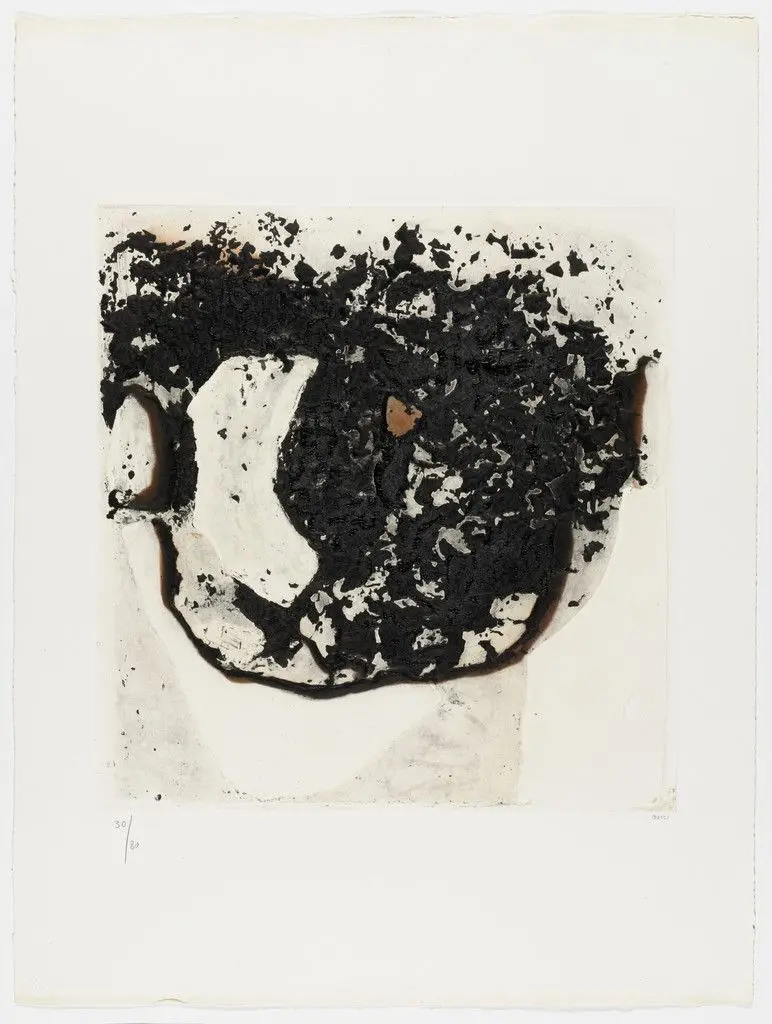 Untitled by Alberto Burri