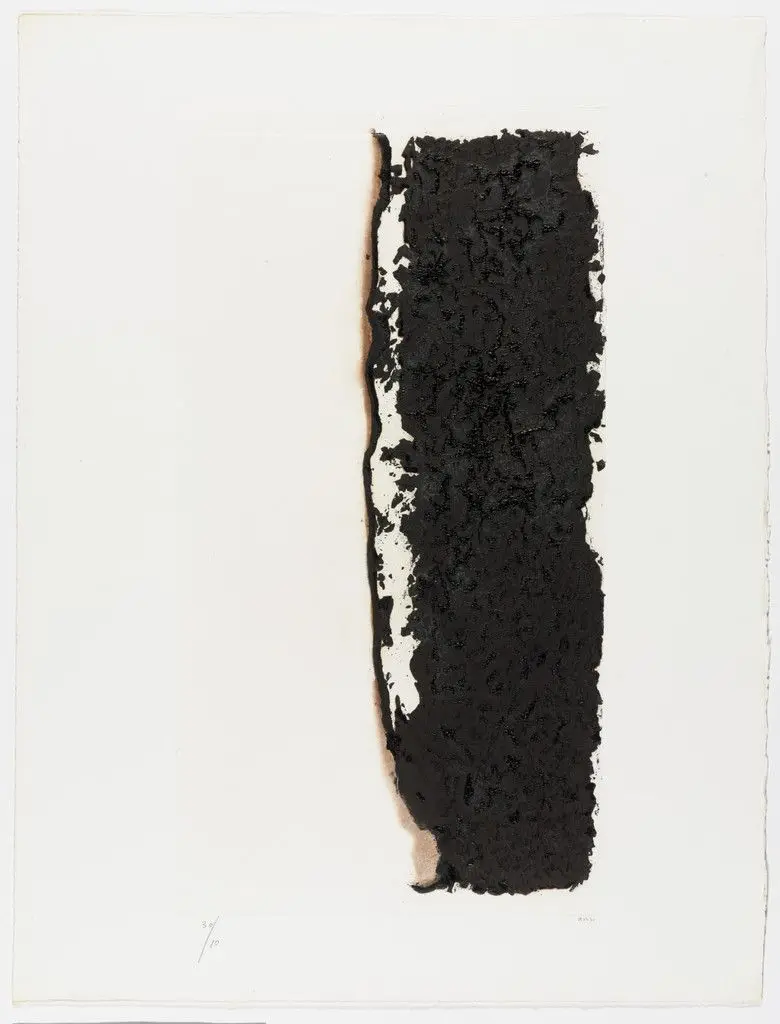 Untitled by Alberto Burri