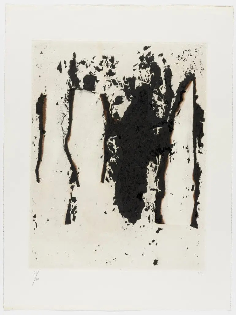 Untitled by Alberto Burri