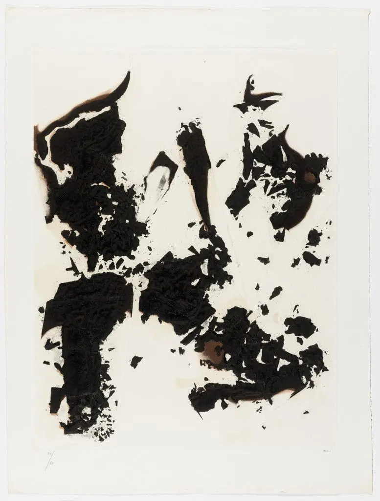Untitled by Alberto Burri