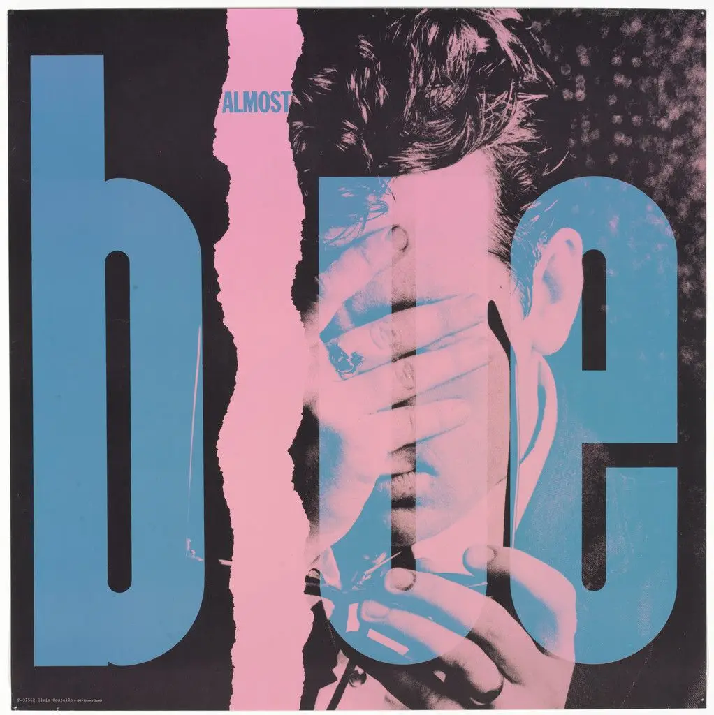 Elvis Costello & The Attractions, Almost Blue by Barney Bubbles (Colin Fulcher)