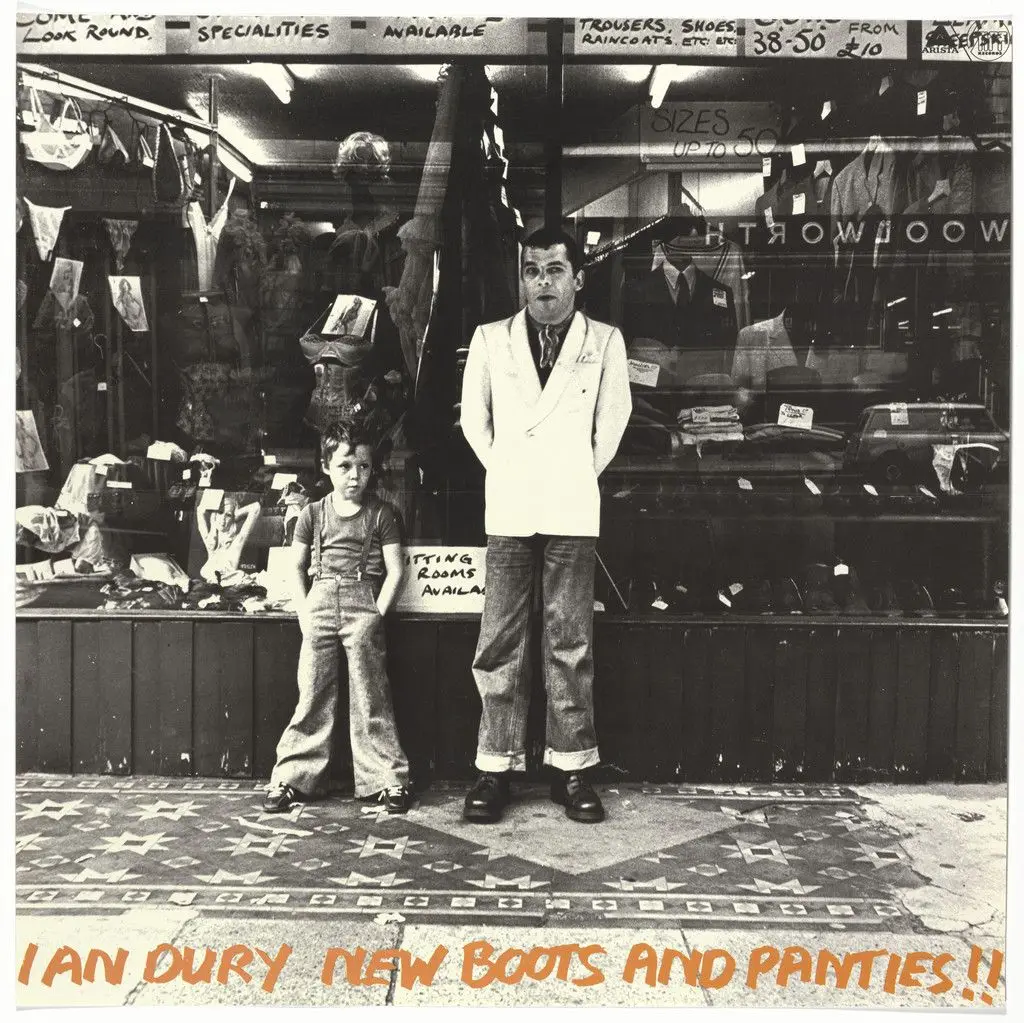 Ian Dury, New Boots & Panties by Barney Bubbles (Colin Fulcher)