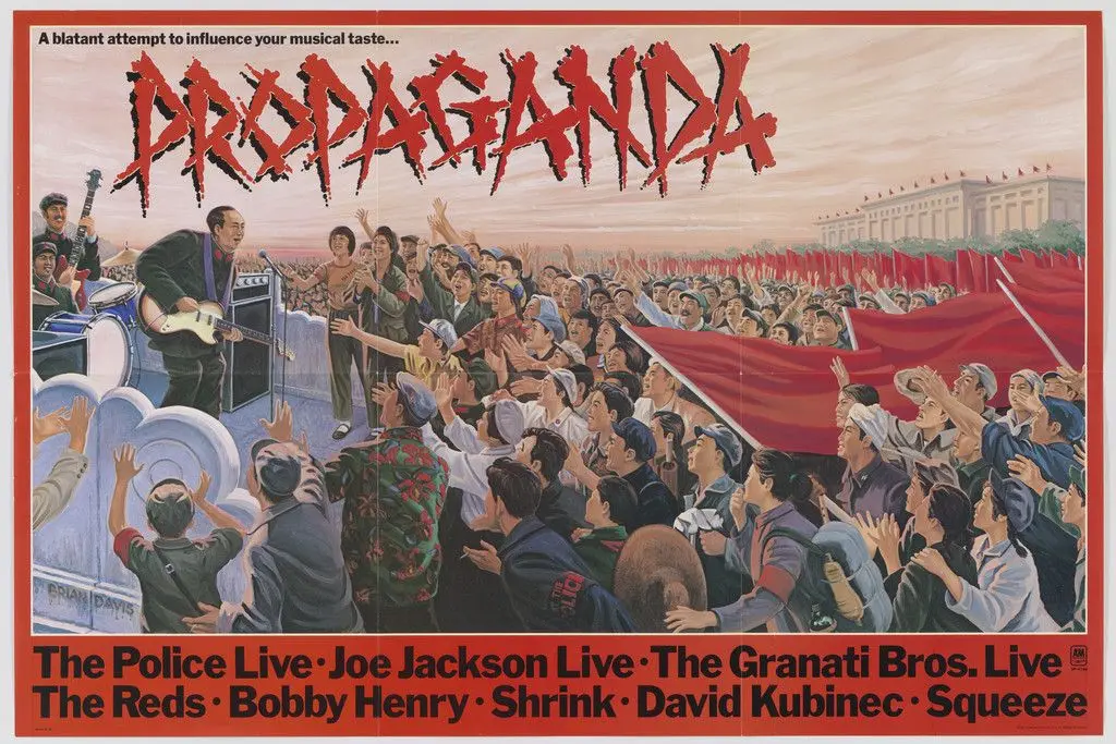 Police, Squeeze and Joe Jackson, Propaganda by Brian Davis