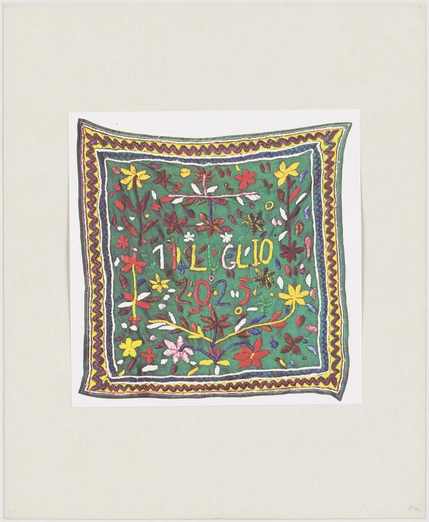 11 Luglio 2023 from Insicuro Noncurante by Alighiero Boetti