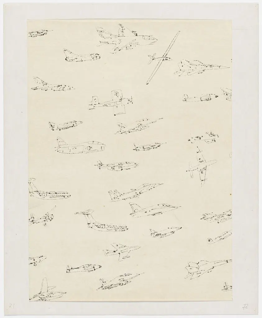 Avizione oggi from Insicuro Noncurante by Alighiero Boetti